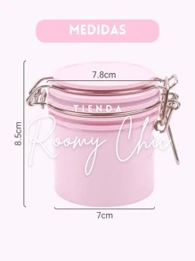 ROOMY CHIC Tanque Almacenamiento Para Pegamento Extensiones De Pestañas Rosa Con Carbón Activado Tarro De Almacenamiento Con Soporte Adhesivo Para Pestañas Postizas Individuales Herramientas De Maquillaje Para Extensión De Pestañas Contenedor Para Adhesivo Para Pestañas Contenedor Sellado Hermético Tanque De Almacenamiento Para Pegamentos De Extensión De Pestañas Utensilios de belleza Pestañas Utensilios para Pestañas - Rosa - Ver 9