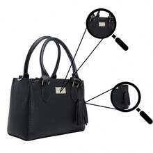 Sophisticated Medium Crossbody And Hand Strap Bag - White - 黑色 - View 6