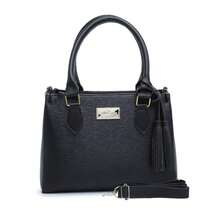 Sophisticated Medium Crossbody And Hand Strap Bag - White - 黑色 - View 1