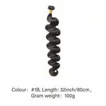 波浪发束 1 束 10 至 32 英寸真人发束 天然 100% 真人发 巴西发编织束 雷米接发 - 自然色&黑色系 - 查看 9