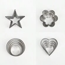 1 件/2 件/4 件心形三明治模具、吐司封口机、三明治切刀压机 - 彩色 - 查看 11