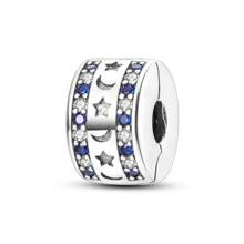 1 Pc Silver Plated Clip Charms Collection Vintage Exquisite Good Details Dragonfly Star Blue Eye Clip Bead Charm Suitable For Bangle Bracelet Necklace Beads For Diy Jewelry Makingwomen Jewelry Gift For Girl