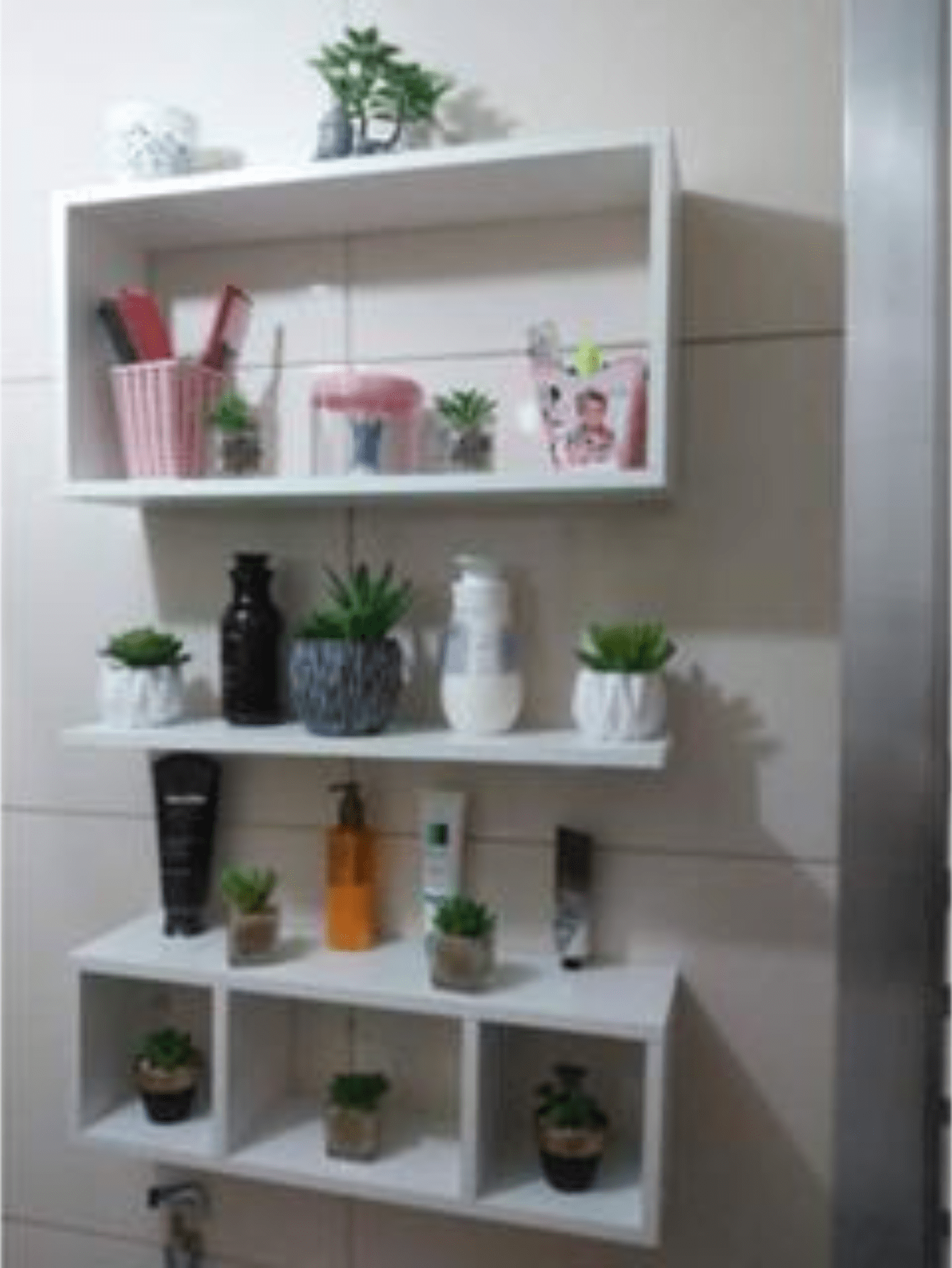 Bathroom Shelf And Niche Kit 50CM 3 Piece Kit SHEIN UK