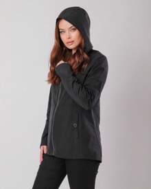 JAQUETA CORTA VENTO COM CAPUZ LEA