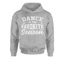 Dance Is My Favorite Season Youth-Sized Hoodie - Charcoal grey - View 3