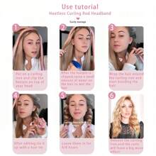 Heatless Hair Curlers For Long Hair With Silk Bonnet, Slouchy Crimper Satin Bonnet Single Layer Elastic Band Silk Sleep Cap Black Soft Adjustable Hair Cap Hair Wrap Large Bonnets For Sleeping. Soft Wave DIY Hair Rollers Styling Tool For Overnight No Heat Curling Rod Headband For Women And Girls
