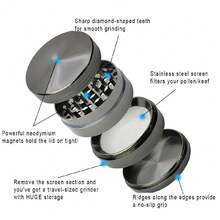 Skull And Crossbones Grinder, Avant-Garde Skull Grinder, Skull Grinder, Large Grinder, Grinder - Multicolor - View 6