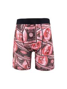 5pcs/Pack Men's Printed Long Boxer Briefs - Multicolor - View 7