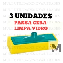 KIT 3 Squeegee WAXES Floor Washer Mop Glass Cleaner Car Wash Soft Foam Mop Promotion - 多種多樣 - 查看 1