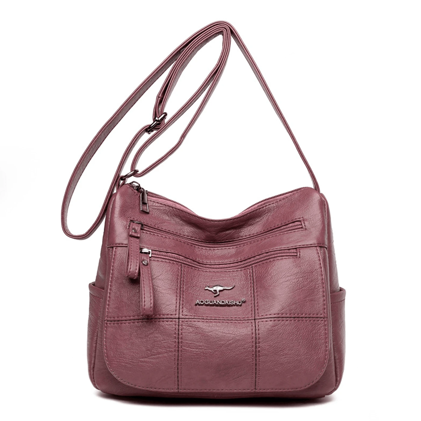 Women Tote Bags - 乾枯玫瑰色 - 查看 1