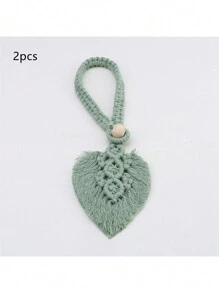 1/2/4 Stücke Boho Blatt Vorhangbinder für Zuhause Dekoration 53 x 10 cm