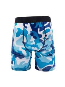 5pcs/Pack Men's Printed Long Boxer Briefs - Multicolor - View 3