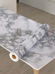 1Roll  PVC Self Adhesive Wallpaper Marble Stickers Waterproof Heat Resistant Kitchen Countertops Table Furniture Cupboard Wall Paper - Multicolor - View 84