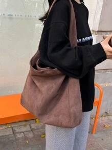 Bolso de mano con capacidad amplia, estilo vintage casual, con diseño de patchwork, para el hombro y uso diario, elegante bolso de viaje para mujeres, bolso, bolso inspirado en el estilo retro para mujer