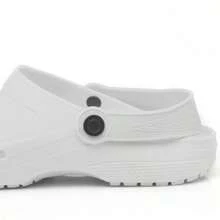 Kit 3 Pairs Unisex Classic Adult Babouche Sandal Nursing Kitchen Hospital White Light Shoe Comfortable Soft Slipper Women And Men Orthopedic Original Non-Slip Clog Cheap - 黑+白+海軍藍 - 查看 4