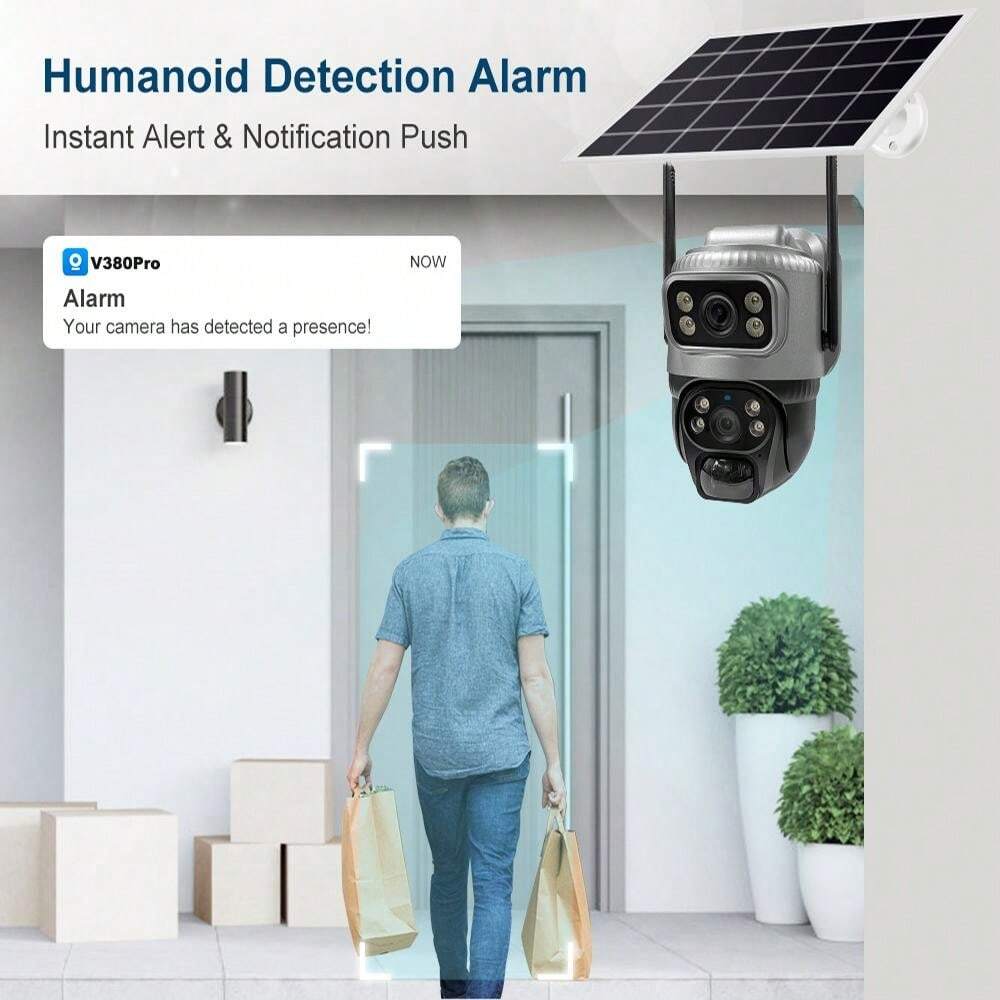 Copertura Per Telecamera Di Sicurezza Solare - Protezione Anti Pioggia E Polvere Per Esterni - Foto 9