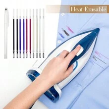 EDCUEBE7 11pcs/Set Erasable Pens, High Temperature Disappearing Ink With Pen Case