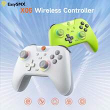 EasySMX Contrôleur de jeu multiplateforme EasySMX X05 avec manettes à effet Hall, connexion tri-mode compatible avec PC/Android/iOS/NS/Tablette, pour Black Myth Wukong