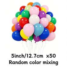 174pcs/Set Matte Latex Rainbow Color Balloon Arch Kit, 5in 10in 18in, Suitable For Birthday Party, Graduation Ceremony, Wedding, Dancing Party, Valentine's Day, And Other Holidays, All Seasons, Back To School Valentine Day - Color - View 11