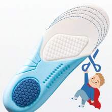 1 双儿童泡沫鞋垫，适合男孩、女孩和婴儿，舒适透气，可裁剪，底部柔软，可减震。专为儿童运动鞋垫设计