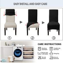 4 Pieces Of Starlink Chair Covers, Stretchable, Detachable And Washable Chair Protection Covers For Dining Chairs, Suitable For Home Decoration In Hotels, Restaurants And Banquets.