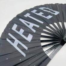 HEATED Large Concert Hand Fan - Foldable Handheld Renaissance Fan, Perfect For Festivals, Raves, Abanicos De Mano Para Fiesta - Folding Fan - View 4