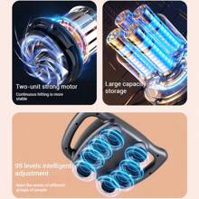 DENGXUN 8/16/24 Heads Deep Tissue Massage Gun - USB Rechargeable, Full Body & Neck Fascia Massage Gun, Great Gift For Athletes, Friends And Family, Ideal For Christmas And Valentine's Day - Multicolor - View 7