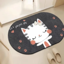 Animated Bathroom Mat Quick Drying Water Absorbent Non-Slip - 熊熊太陽050037 - 查看 8