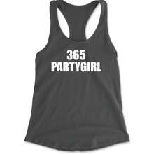 Racerback Tank Top For Women - Black - View 4