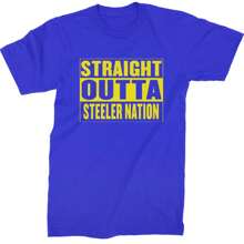 Straight Outta Steeler Nation Football  Mens T-Shirt