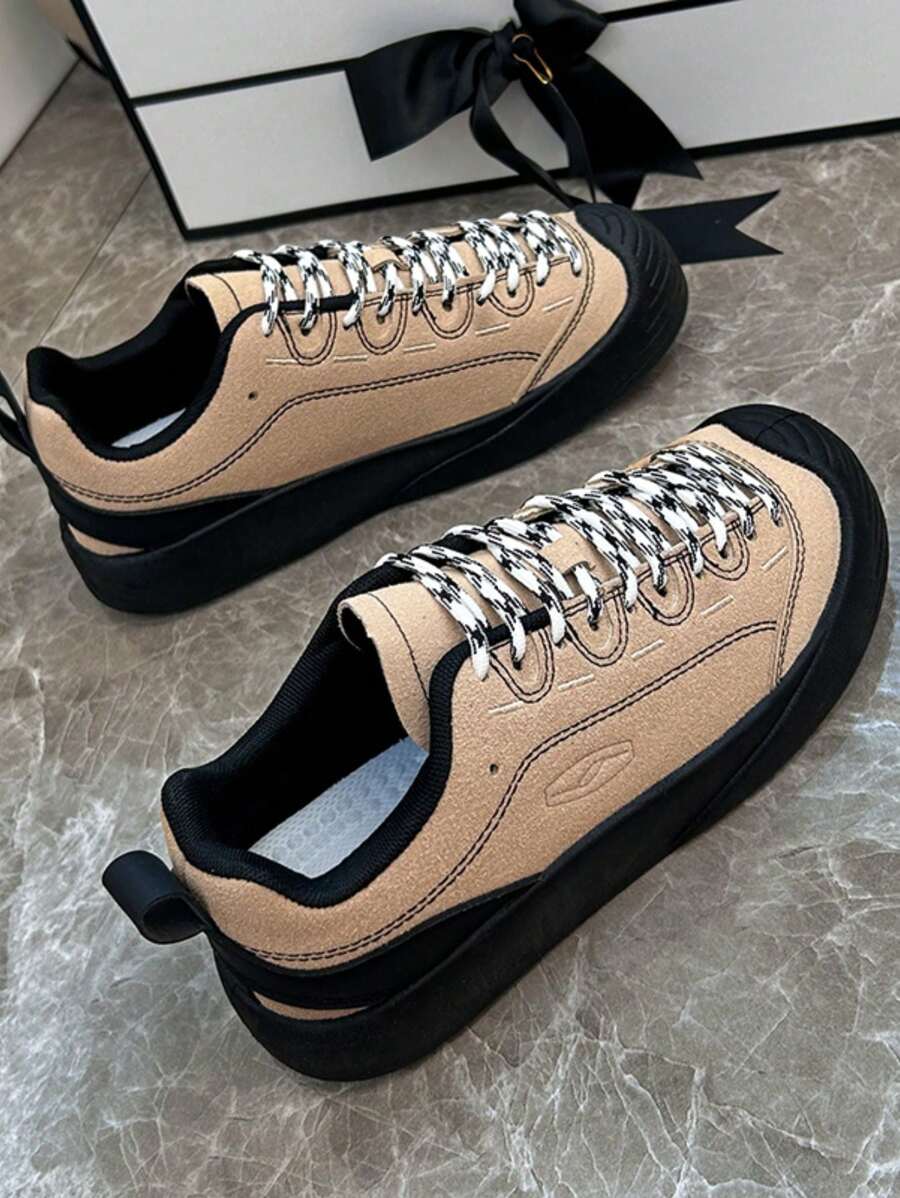 Giày thể thao nữ thoải mái, đa năng, phù hợp để mang hằng ngày - Màu be - Xem 1