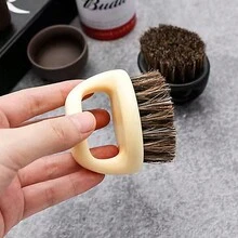 1 pieza Cepillo para bigote, cepillo limpiador y acicalador de barba para el cuidado del pelo y el cuello de hombres - Multicolor - Ver 2