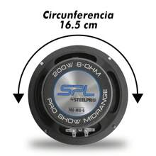 Set De Medios Open Show 6.5 Steelpro Alta Maxima Potencia - Multicolor - Ver 5