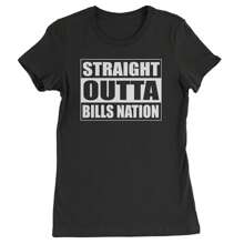 Straight Outta Bills Nation  Womens T-Shirt - Light pink - View 2
