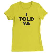 I Told Ya Challenger Black Print Womens T-Shirt - Màu xám thạch nam - Xem 7