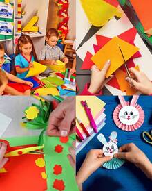 Coloured Paper A4 Card - Rainbow Coloured Card (Pack Of 100 Sheets & 15 Colours) - Orange - View 4