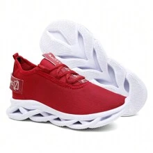 Men's Sport Gym And Running Shoes Ultra Light And Comfortable - Red - View 2