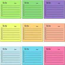 To-Do List Note Sticky Notes, Novel Notebooks And Fun Stickers, Desk Accessories, Employee Recommendation Gifts, Fun Gifts, Work Gifts Office Supplies - Multicolor - View 1