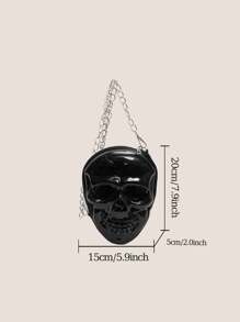 BAILEE Skeleton-Shaped Plastic Casing, Metal Chain Strap, Shoulder Bag. - Multicolor - View 12
