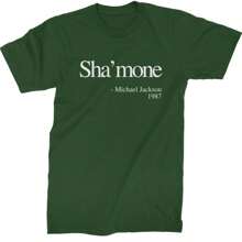 Sha'mone Quote King Of Pop Mens T-Shirt