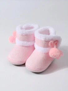 1 Pair Baby Socks, Soft Bottom Anti-Slip Toddler Socks, Baby Essentials - Multicolor - View 4