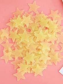 100 قطعة/50 قطعة ملصقات نجوم تضيء في الظلام، يتطلب هذا المنتج امتصاص الضوء أو ضوء الشمس قبل الإضاءة في البيئة المظلمة، ملصقات حائط مضيئة لغرفة الأميرة، ديكور غرفة المعيشة، ديكورات حفلات فلورسنت، ديكور حائط، ملصقات حائط - متعدد الألوان - مشاهدة 9