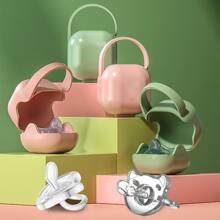 Baby Silicone Pacifier - Pink - View 3