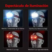 5PCS Rechargeable LED Mining Flashlight With Sensor