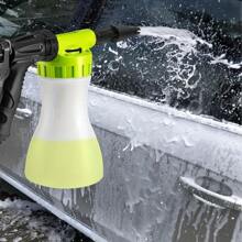 Snow Foam Sprayer Car Wash Spray Tool Long Gun Use Hose Sprayer 900 Ml Cleaning Foam Spray Gun Car Wash Soapy Water Nozzle For Home Garden Watering (Green)
