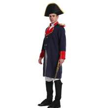 Trang phục hóa trang Napoleon cho nam giới Trang phục hóa trang Napoleon cho Halloween Trang phục nhập vai Giáng sinh - Màu xanh hải quân - Xem 6