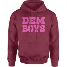 Dem Boys Hot Pink Dallas  Adult Hoodie Sweatshirt