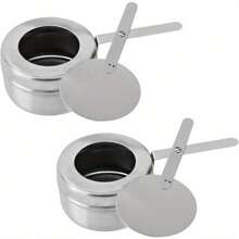 9L Edelstahl Warmhaltebehälter Speisenwärmer Buffetwärmer mit Faltbaren Beinen Wärmebehälter für Catering Buffet und Party