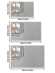 1 件姜饼人门垫，快乐涤纶防滑背衬耐用室内入口垫，厨房垫户外地毯，适用于客厅、卧室、浴室、房间装饰 - 彩色 - 查看 2