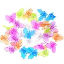 3/6/8/10pcs Butterfly Orchid Clips, Garden Plant Clips, Support Clips Vine Clips Plant Clips For Support Flower Orchid Vine(Random Color)